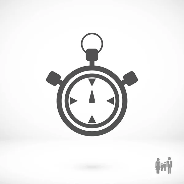 Cronómetro icono del reloj — Vector de stock