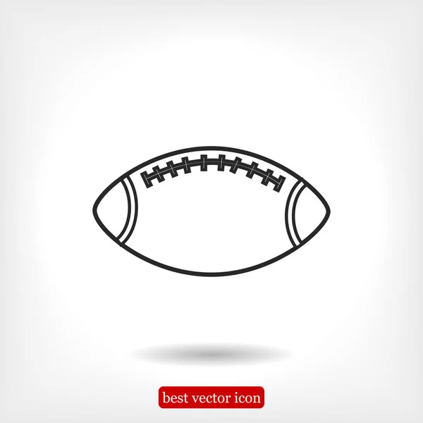 Rugby-Ball-Ikone — Stockvektor