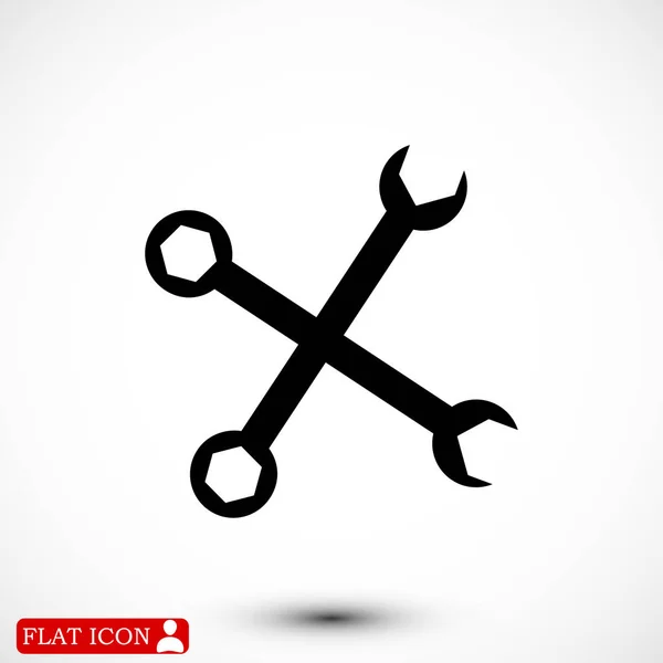 Reparera flat ikonen — Stock vektor