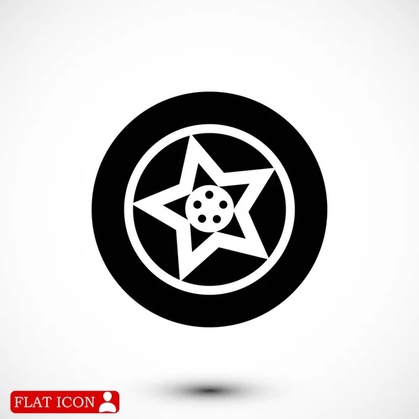 Car wheel icon — Stock Vector