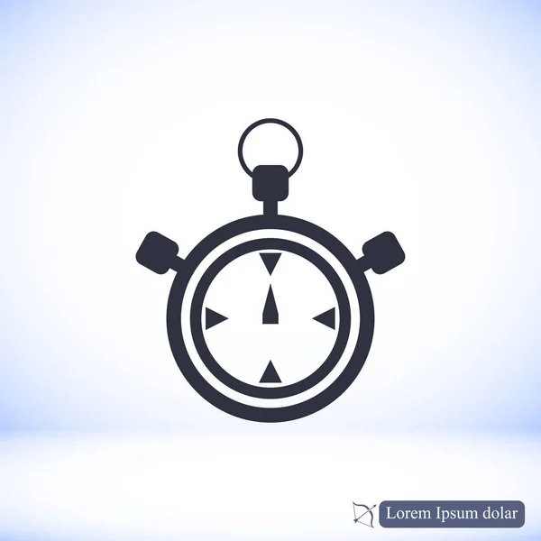 Cronómetro icono del reloj — Vector de stock