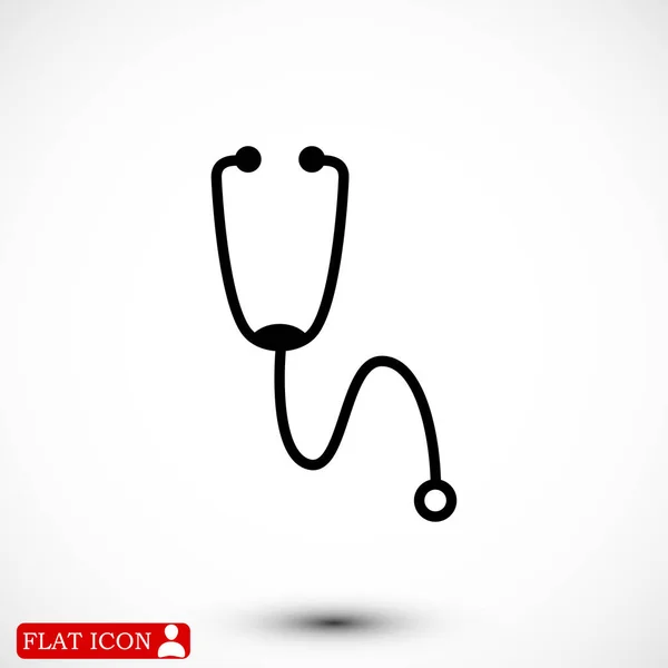 Stethoscope medical icon — Stock Vector