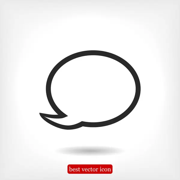 Icono de burbuja de habla — Vector de stock