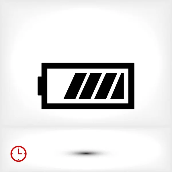 Batterijpictogram voor energiebeheer — Stockvector