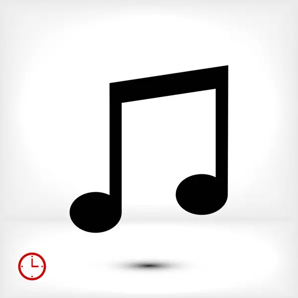 Music flat icon — Stock Vector