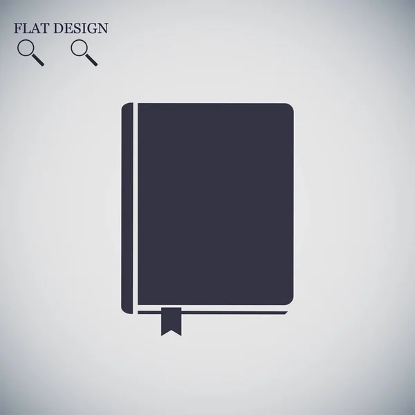 Réserver Flat Icon — Image vectorielle