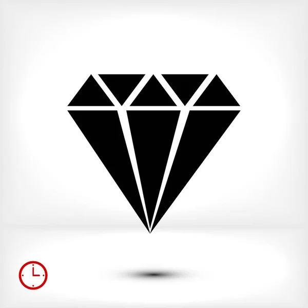 Diamant-Webikone — Stockvektor