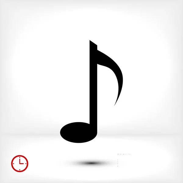 Музика значок примітки — стоковий вектор