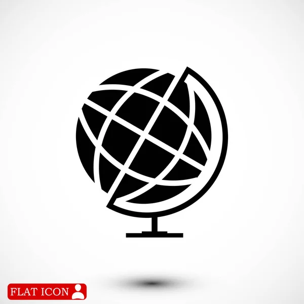 Icona Globe semplice — Vettoriale Stock