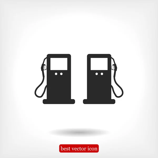 Gas flat icon — Stock Vector