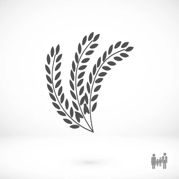 Kłosy pszenicy ikony — Wektor stockowy