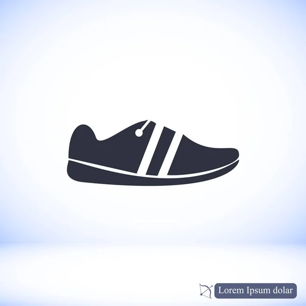 Icono de zapato deportivo — Vector de stock