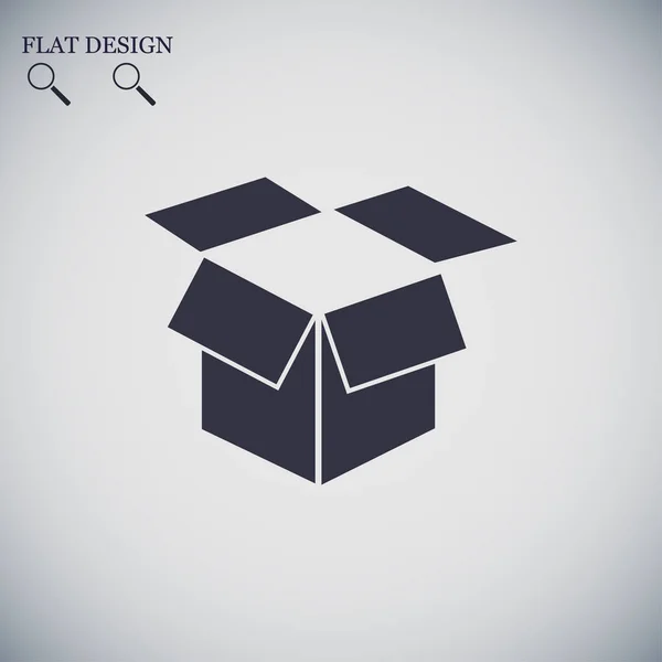 Paketbox-Symbol — Stockvektor