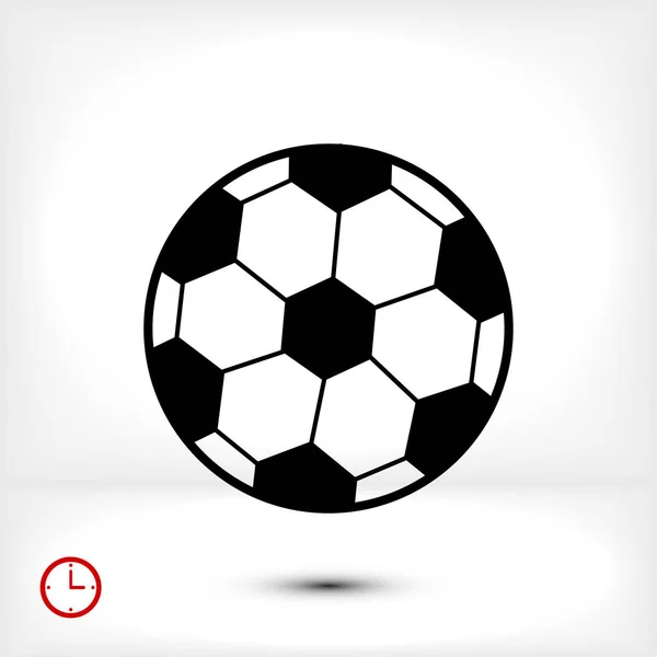 Klasyczna piłka nożna piłka ikona — Wektor stockowy