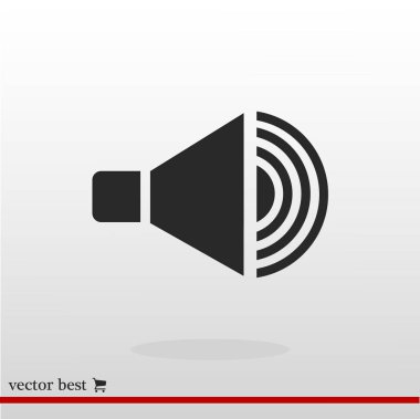 hoparlör işareti simgesi