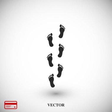 Tasarım ayak simgesinin