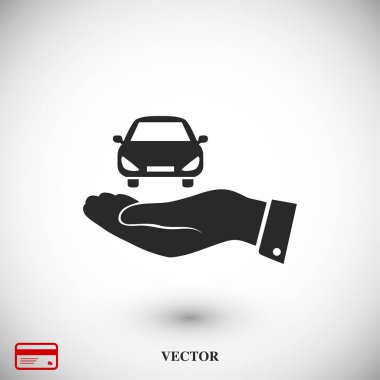 Arabayı düz simgesi