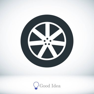 tekerlek işareti simgesi