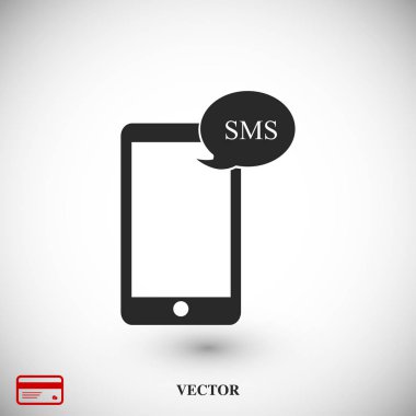 Cep telefonu sms simgesi