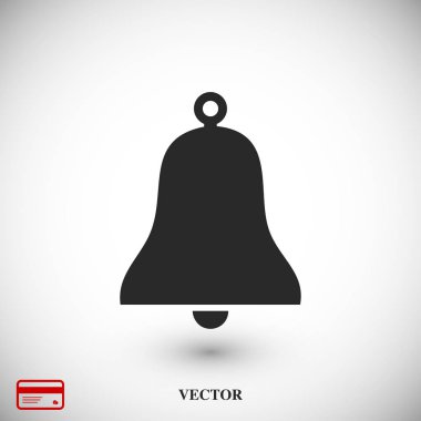 Bell düz simgesi