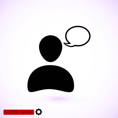 sohbet işareti simgesi