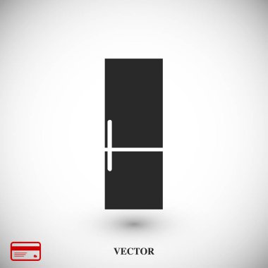 Buzdolabı düz simgesi