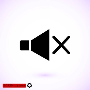 hoparlör işareti simgesi