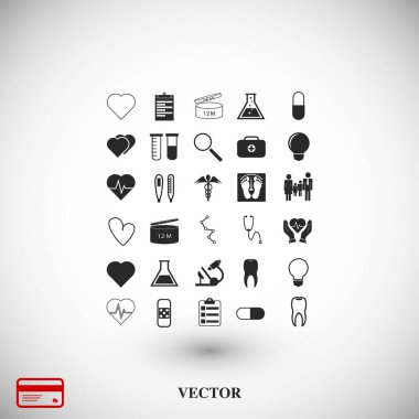 tıbbi simgeler ayarlandı