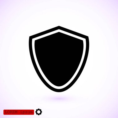 kalkan işareti simgesi