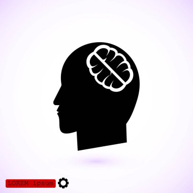 Beyin simgesi simgesi