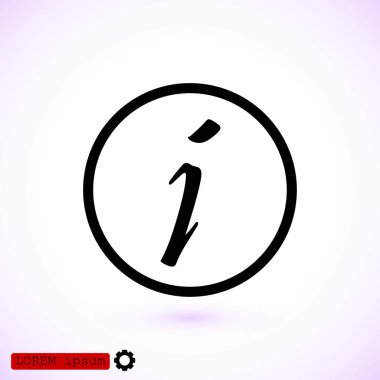 bilgi işareti simgesi