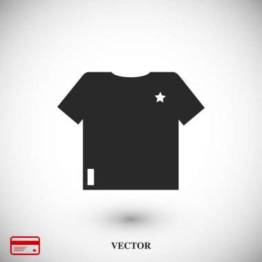 t-shirt işareti simgesi