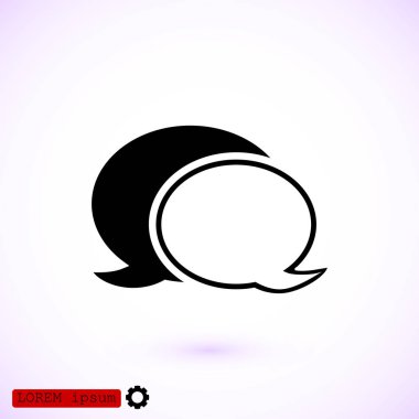 sohbet işareti simgesi