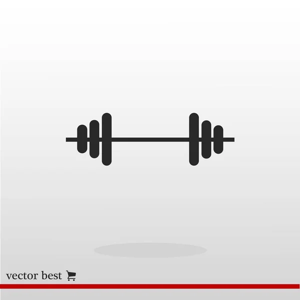 Dumbbells sign icon — Stock Vector