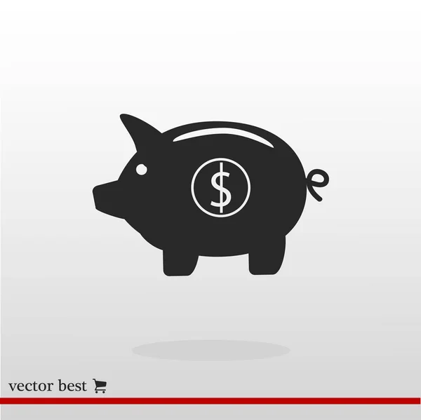 Pengar tecken ikonen — Stock vektor
