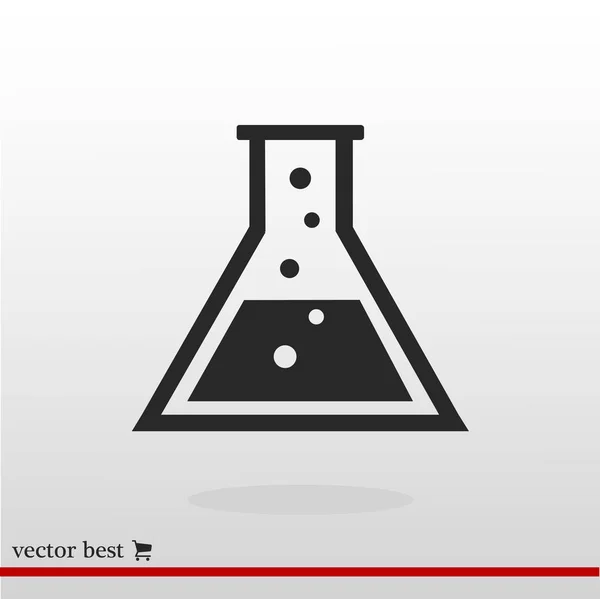 Laboratorní sklo ikona — Stockový vektor