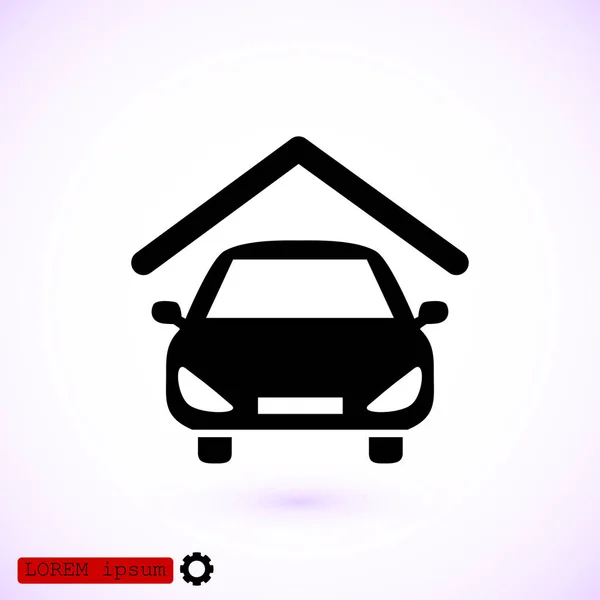 Car sík ikon — Stock Vector