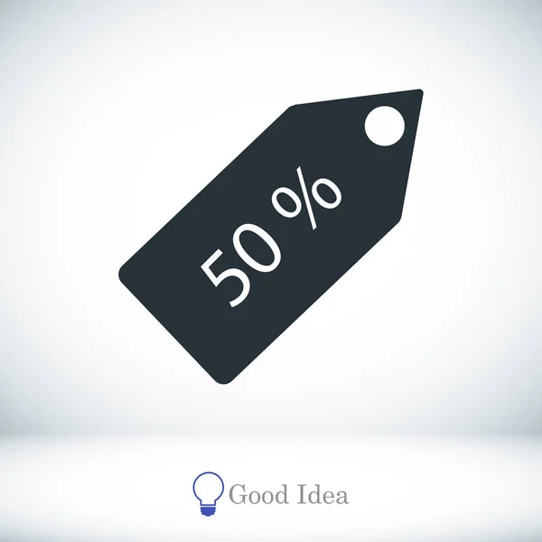 Sale price tag icon — Stock Vector