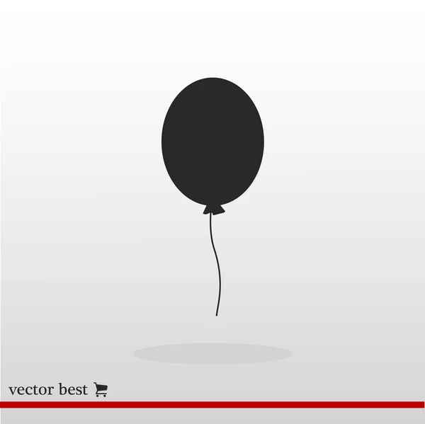 Ballong tecken ikonen — Stock vektor
