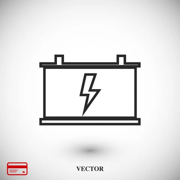 Icono signo de batería — Archivo Imágenes Vectoriales