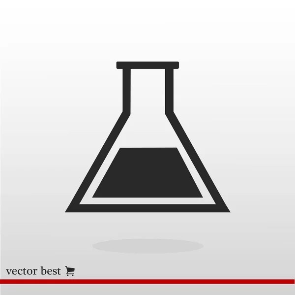 Laboratorní sklo ikona — Stockový vektor