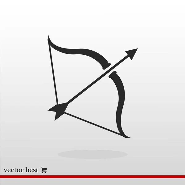 Icône signe Cupidon — Image vectorielle