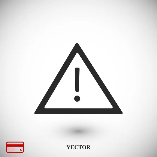 Ikona varování roadsign — Stockový vektor