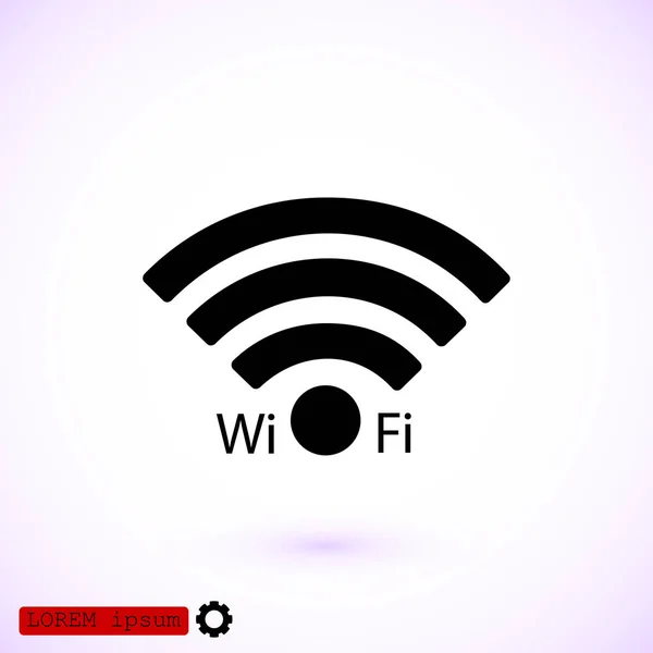 Icono de signo Wi-Fi — Archivo Imágenes Vectoriales