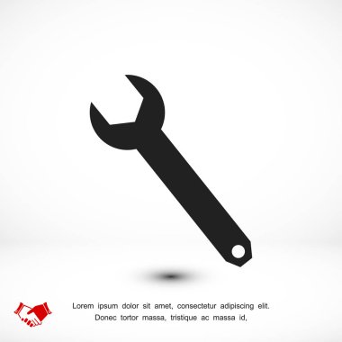 İngiliz anahtarı işareti simgesi