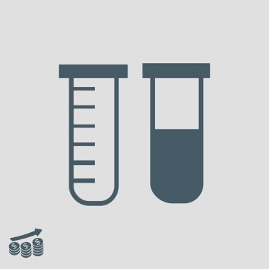 Tüpler düz simgesi