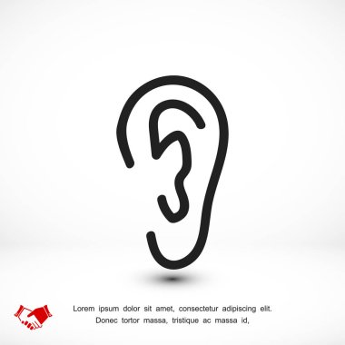 İnsan kulağının simgesi