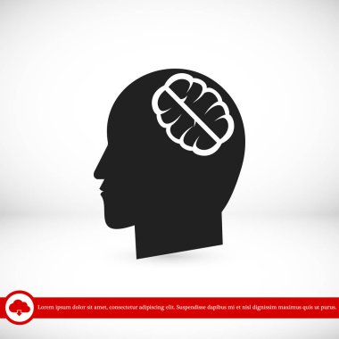 Beyin simgesi simgesi
