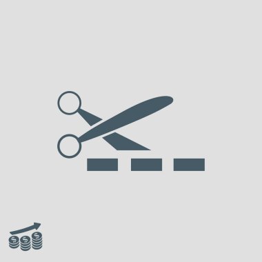 makas işareti simgesi