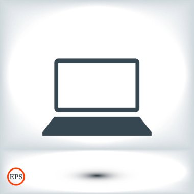 Bilgisayar Düz Simgesi